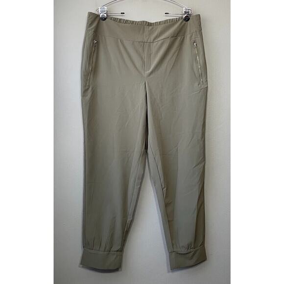 Avalanche Womens Size XL Light Green Joggers Athletic Performance Pants Ripstop - Picture 1 of 8